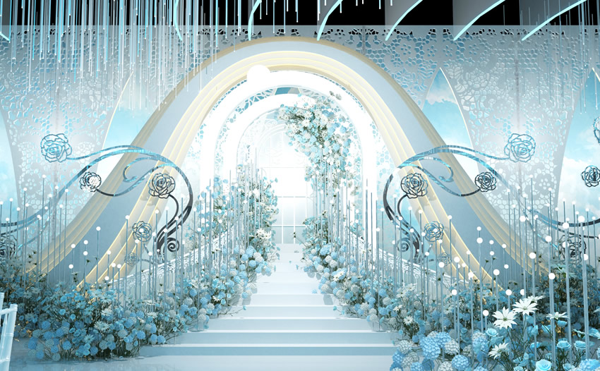 巴州釡香烙馍村水晶厅效果展示